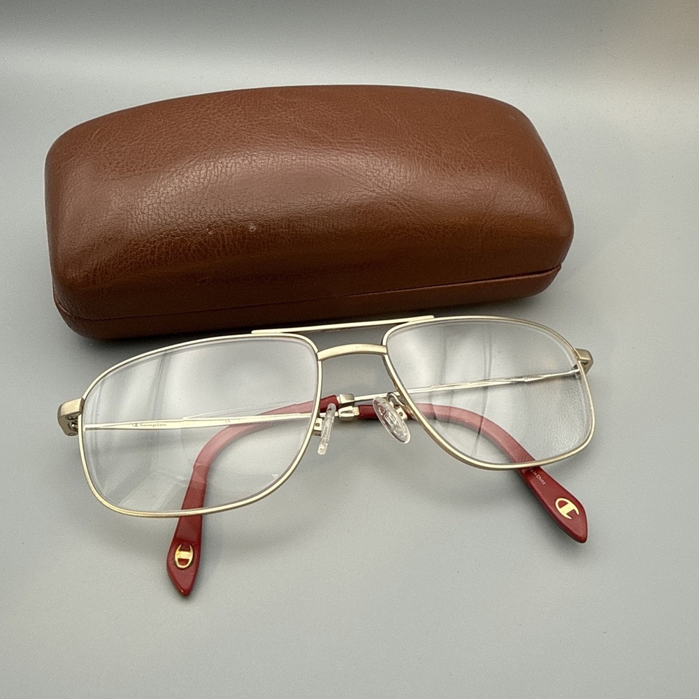 Champion Elite Authentic Eyeglasses, CU4027 Frames Only, Gold Metal  58/17-150